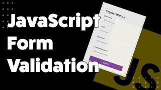 JavaScript Form Validation Mastery: A Complete Guide with HTML, CSS, and Regex 