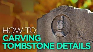 Adding Details to Your Halloween Tombstones