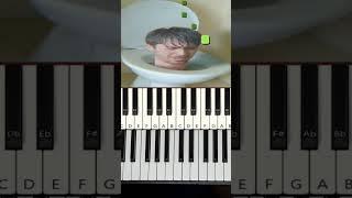 IRL Skibidi Toilet [Piano Tutorial]