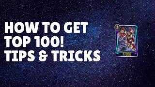 HOW TO GET TOP 100! RANKED TIPS & TRICKS - VANGUARD ZERO (EN)