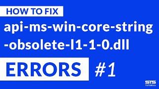 api-ms-win-core-string-obsolete-l1-1-0.dll Missing Error | Windows | 2020 | Fix #1