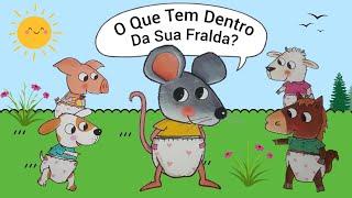 O Que Tem Dentro Da Sua Fralda? - Historinha infantil/ Livro infantil/ Desfralde