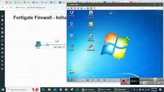 Fortigate Firewall Initial Setup and how to access the internet