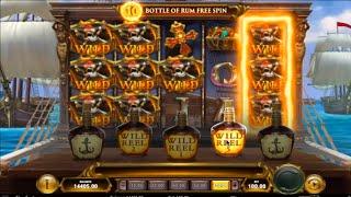 Jolly Roger 2 Slot (All 4 Bonus Features + Big Win)