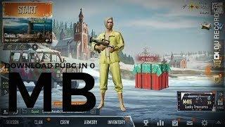 How to download pubg in 0mb