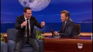 nick kroll tells conan the story where he poops his pants