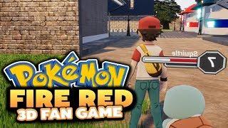 Pokémon Origin Fire Red 3D REMAKE! - (UPCOMING 3D FAN GAME!)