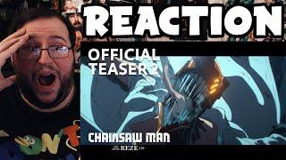 Gor's "Chainsaw Man – The Movie: Reze Arc Teaser Trailer 2" REACTION (THIS LOOKS NUTS!!!)