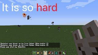 I put it up for my engender is so hard in battle - Minecraft