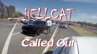 Ludicrous Tesla takes down multiple Hellcat Challengers Drag Racing!