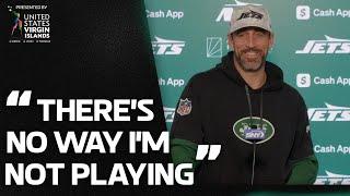 Aaron Rodgers Press Conference (12/24) | New York Jets