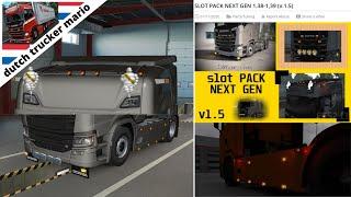 ets 2 dutch trucker mario  SLOT PACK NEXT GEN 1.38-1,39 (v.1.5) scania next gen tuning pack