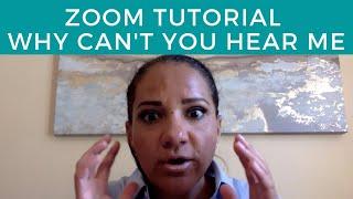 Zoom: Sound, Mic, Speaker Issues