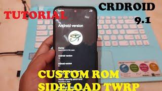 Tutorial Install Custom ROM crDroid Redmi Note 11 Sideload TWRP. Crdroid 9.1 Android 13