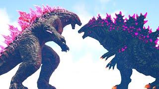 EVOLVED GODZILLA vs TEAM GODZILLA [Battle Royale XL] ARK Kaiju Battle