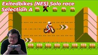 Let's Play Classic Excitebike (NES) Solo Race for Nintendo Selection A