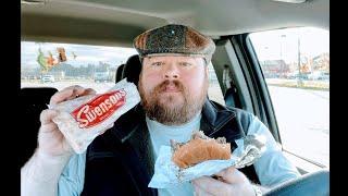 Trying Swensons Galley Boy burger