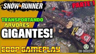 SNOWRUNNER | TRANSPORTANDO SEQUOIAS - COOP GAMEPLAY