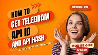 How to get Telegram API ID and Hash in Bangla | ERROR solved | New Method | Step-by-Step Guide