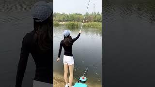 #钓鱼#女钓手#野钓 #fishing #gege