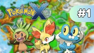 Pokémon X Let's Play! - PART 1: Picking Our Starter & Santalune Forest Exploration!