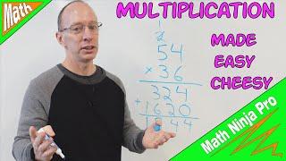 How to Solve 2-Digit Multiplication Made Easy Multiplying 2 Digit Numbers by Math Ninja
