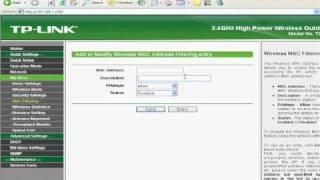 How to use MAC filtering feature of TL WA5210g?(the best security)