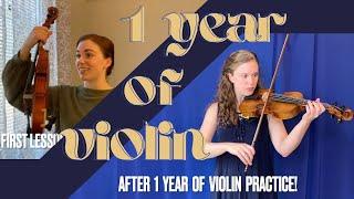 1 Year of Violin Progress...that is REALISTIC (Adult Beginner)