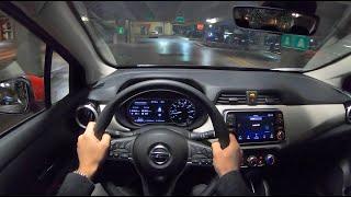 2020 Nissan Versa SV - POV Night Drive (Binaural Audio)