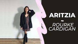 Aritzia Wilfred Free Rourke sweater/cardigan | Style and Review | ARITZIA BASICS