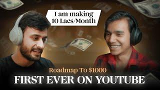Roadmap to $1000 as a Video Editor | Raw Talk with @aasil_khan_  (Hindi)