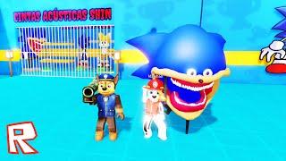 CHASE Y MARSHALL DE PAW PATROL ESCAPAN DE LA PRISIÓN BARRY SHIN SONIC EN ROBLOX! 