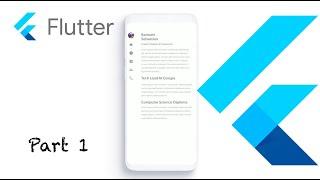 Build an CV & Portfolio Minimal App Part1 - Flutter Tutorial