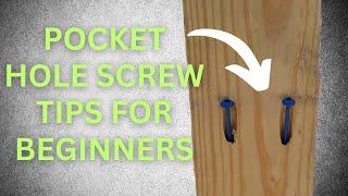 3 Things All Beginners Should Know About Pocket Hole Screws