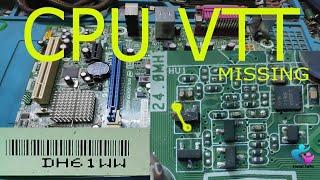 INTEL DH61WW CPU VTT MISSING | INTEL DH61WW NO POWER PROBLEM FIX