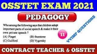 OSSTET EXAM 2021 !! Top 26 Selected Pedagogy MCQs !! by cine tv odisha !!