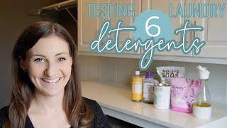 TESTING NATURAL LAUNDRY DETERGENTS PART 2 // My Favorite + Best Non-Toxic Laundry Detergents