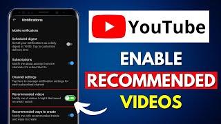 How to Enable Recommended Videos on YouTube (2024)