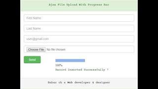 upload image,video with dynamic progress bar in php and mysql
