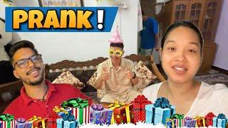 Me & My Boyfriend PRANK My Brother On His Birthday || Alisha Thapa