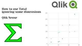 How to ignore dimensions while using Total Funtion.