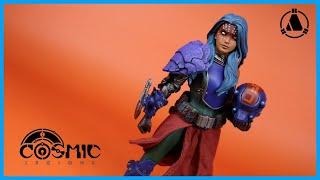 Four Horsemen Cosmic Legions Outpost Zaxxius KALIAN SHUNN Action Figure Review