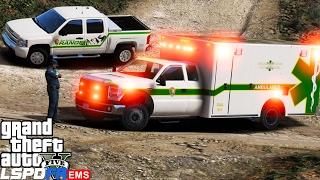 GTA 5 LSPDFR EMS Mod #9 |Playing As A Paramedic Mod|Chiliad Mountain National Park Service Ambulance