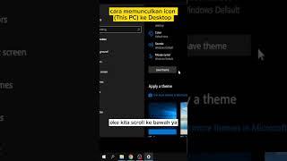 Tutorial cara memunculkan icon  (This PC) ke Dekstop #fyp #windows #tutorial #mycomputer