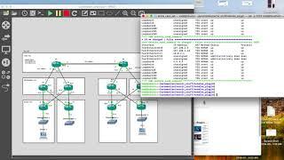 Quick demo of the Nornir network automation library using GNS3