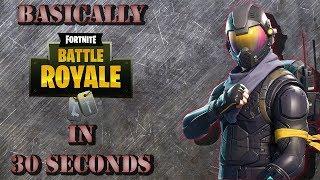 Basically "Fortnite" in 30 seconds