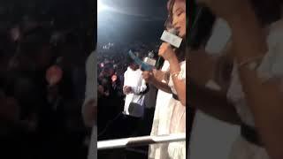 (Close Up Fancam) 180811 TWICE Jihyo and Mina Hosting @ KCON LA 2018