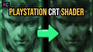 Sony PlayStation PS1 - RetroArch CRT TV Shader/Filter
