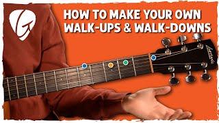 Crafting Your Own Walk-ups & Walk-downs on Guitar