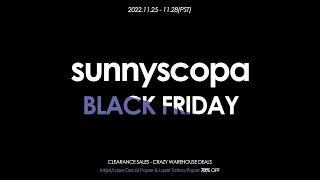 2022 SUNNYSCOPA BLACK FRIDAY